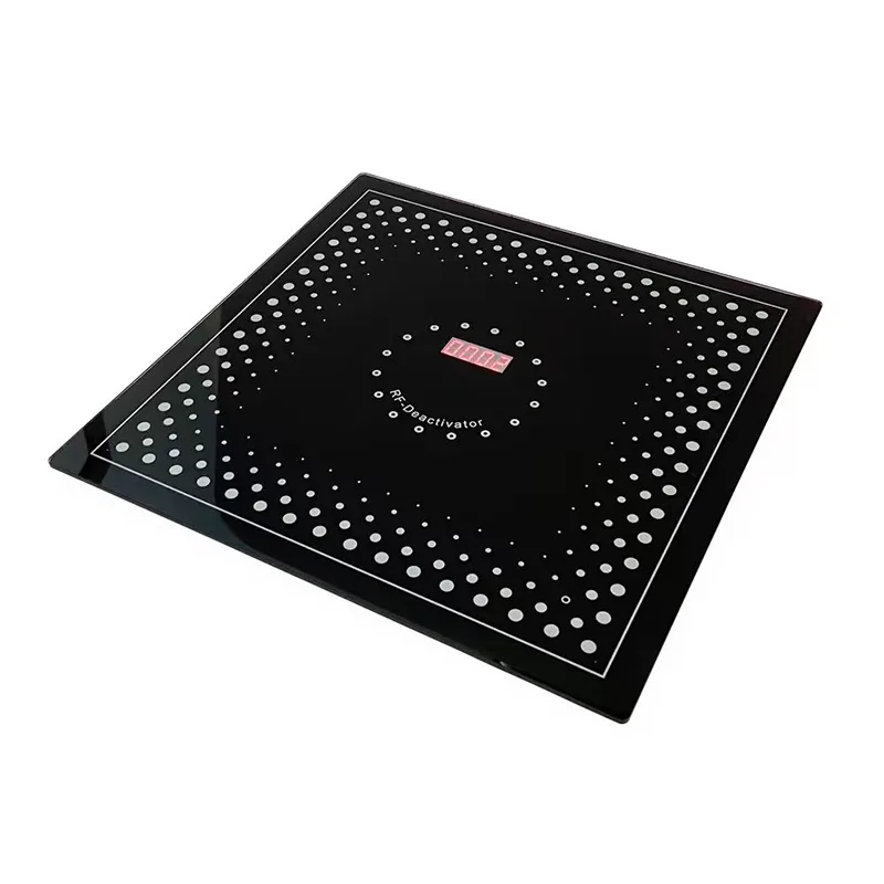 Detector de etiquetas EAS RF con indicador de alarma de anillo rojo